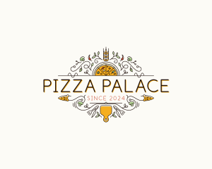 Gourmet Pizza Restaurant logo design