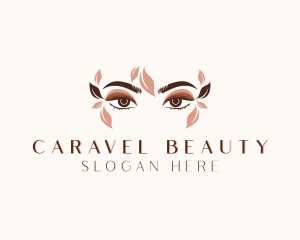 Organic Beauty Eyelash Salon logo design