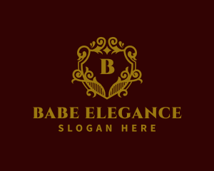 Decorative Luxury Shield logo design