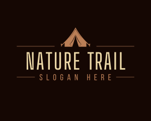 Outdoor Campsite Tent logo design