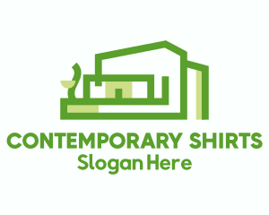 Green Contemporary Housing Property logo design