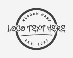 Tattoo Shop Wordmark logo