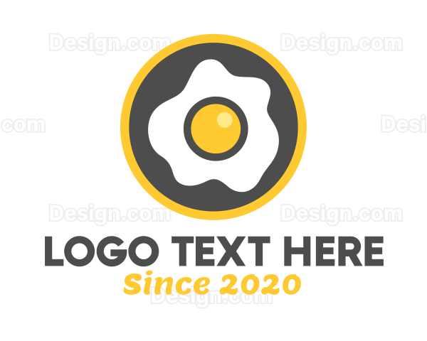 Cook Fried Egg Logo