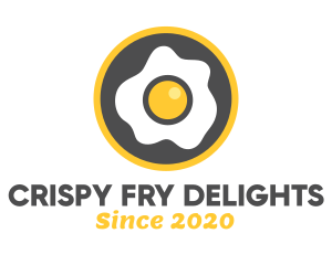 Cook Fried Egg logo design