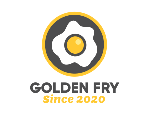 Fried Egg Breakfast logo design