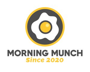 Fried Egg Breakfast logo design