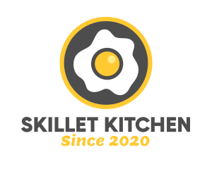 Cook Fried Egg logo design