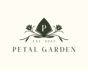 Shovel Flower Landscaping logo design