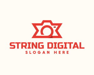 Star Digital Camera logo design