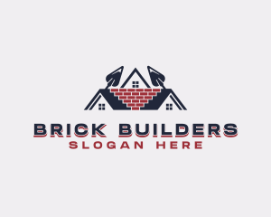 Trowel Brick Masonry logo design