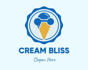 Ice Cream Workout logo design