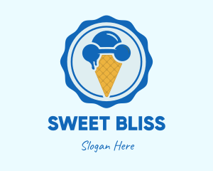 Ice Cream Workout logo design