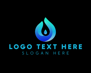 Water Droplet Liquid logo