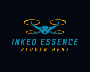 Aerial Drone Quadcopter Logo