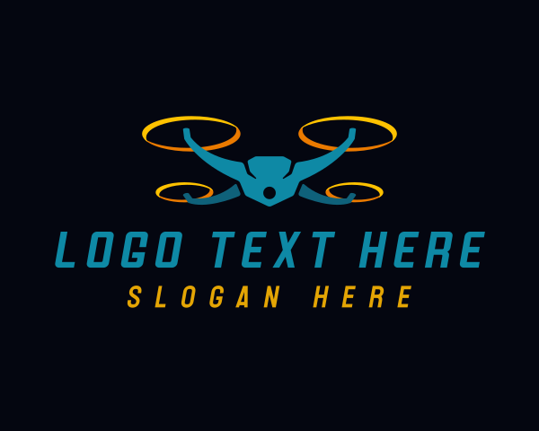 Aerial Drone Quadcopter logo