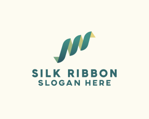 Swirl Ribbon Media  logo design