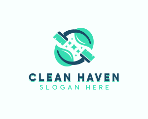 Eco Janitorial Cleaning logo design