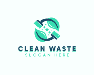 Eco Janitorial Cleaning logo design