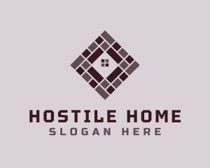 Home Floor Tiling logo design