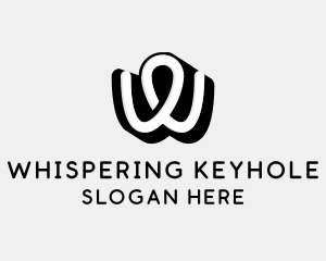 Startup Knot Letter W logo design