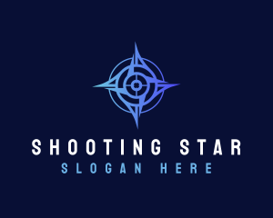 Target Compass Star logo design