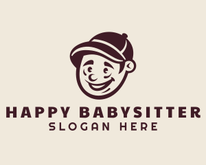 Smiling Guy Character logo design