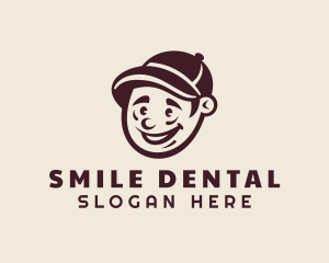 Smiling Guy Character logo design