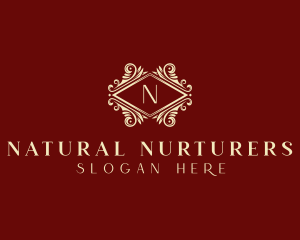 Organic Flower Salon logo design