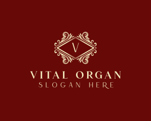 Organic Flower Salon logo design