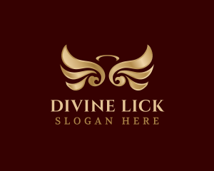 Heavenly Angel Wings logo design