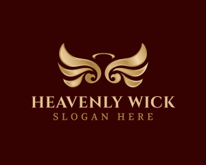 Heavenly Angel Wings logo design