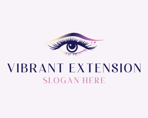 Eyelash Eyebrow Makeup logo design