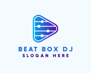 DJ Music Mixer  logo design