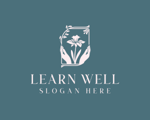 Wellness Yoga Flower logo design