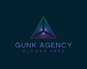 Technology Pyramid Agency logo design