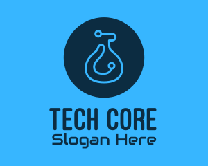 Blue Tech Laboratory logo design