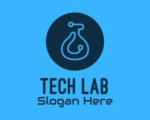 Blue Tech Laboratory logo design