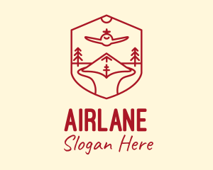 Red Airport Landing logo