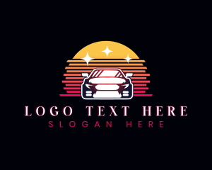 Retro Automotive Car logo