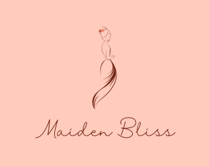 Fashion Gown Woman logo design