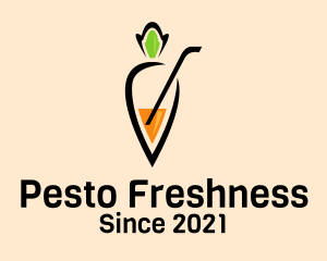 Fresh Carrot Juice  logo design