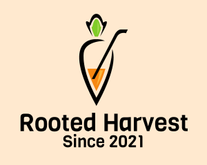 Fresh Carrot Juice  logo design