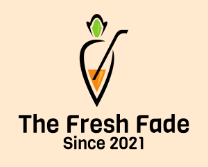 Fresh Carrot Juice  logo design