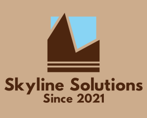 Geometric Mountain Sky  logo