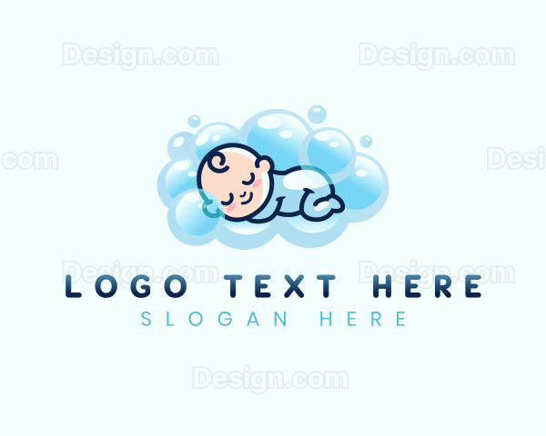 Baby Sleeping Bubble Logo