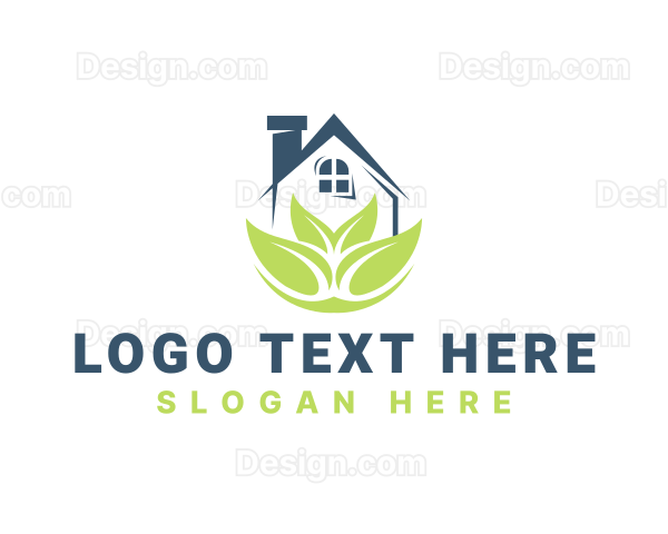 Home Garden Plant Logo