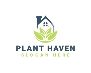 Home Garden Plant logo design