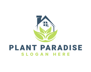 Home Garden Plant logo design