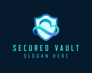 Protection Shield Cloud logo design