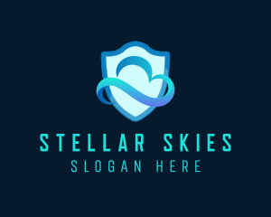 Protection Shield Cloud logo design